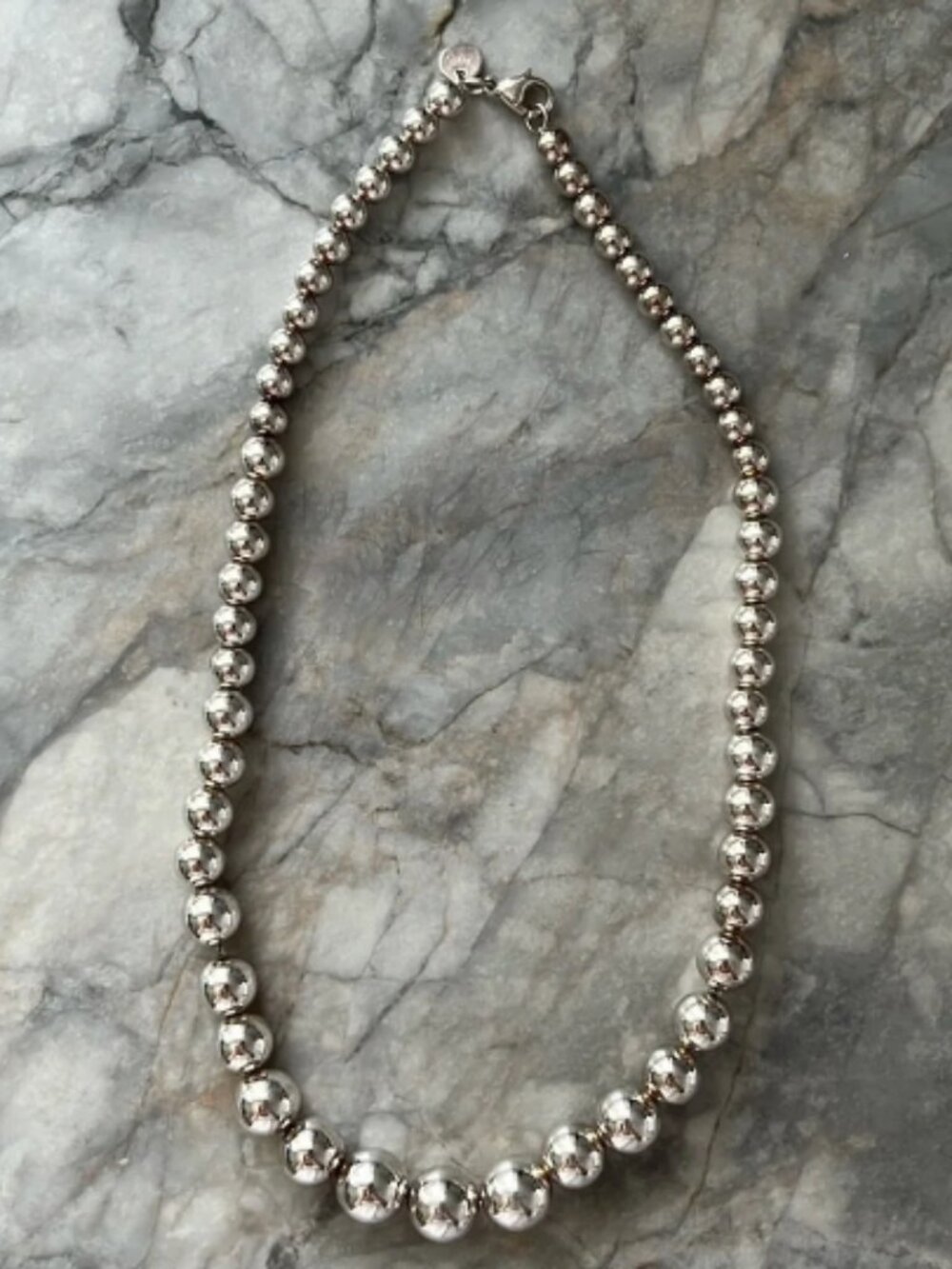 Tiffany & Co Graduated Ball Necklace - Retired